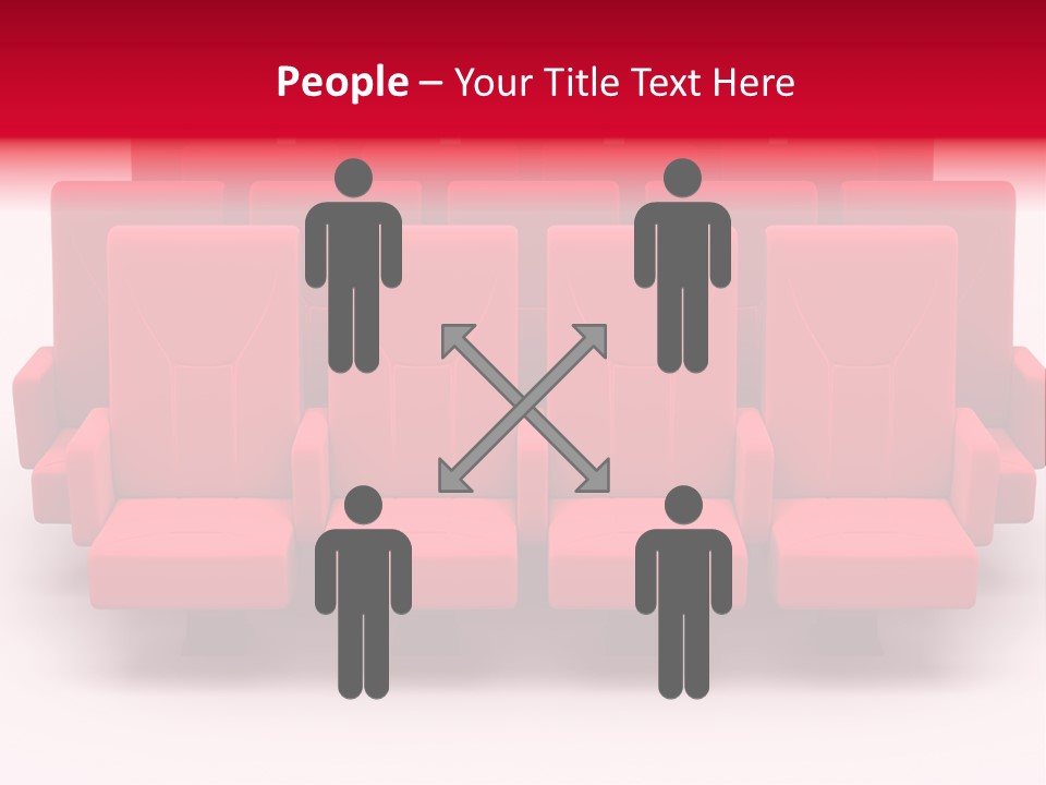 Red Conference Movie PowerPoint Template