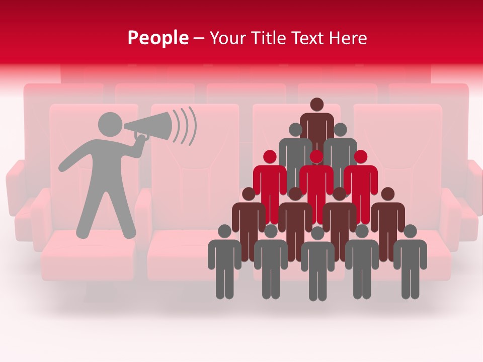 Red Conference Movie PowerPoint Template