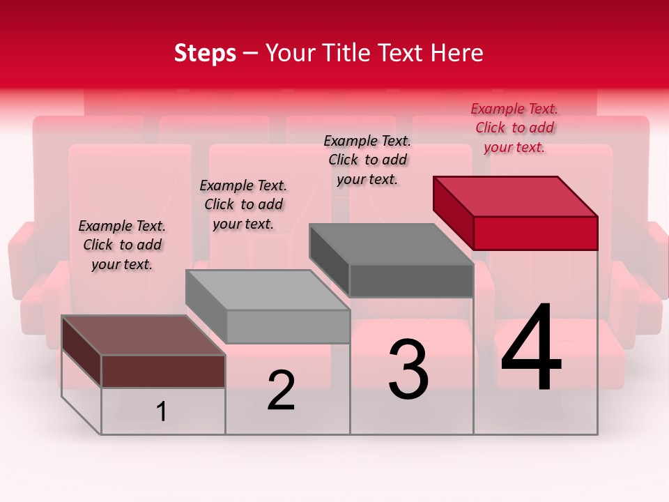 Red Conference Movie PowerPoint Template