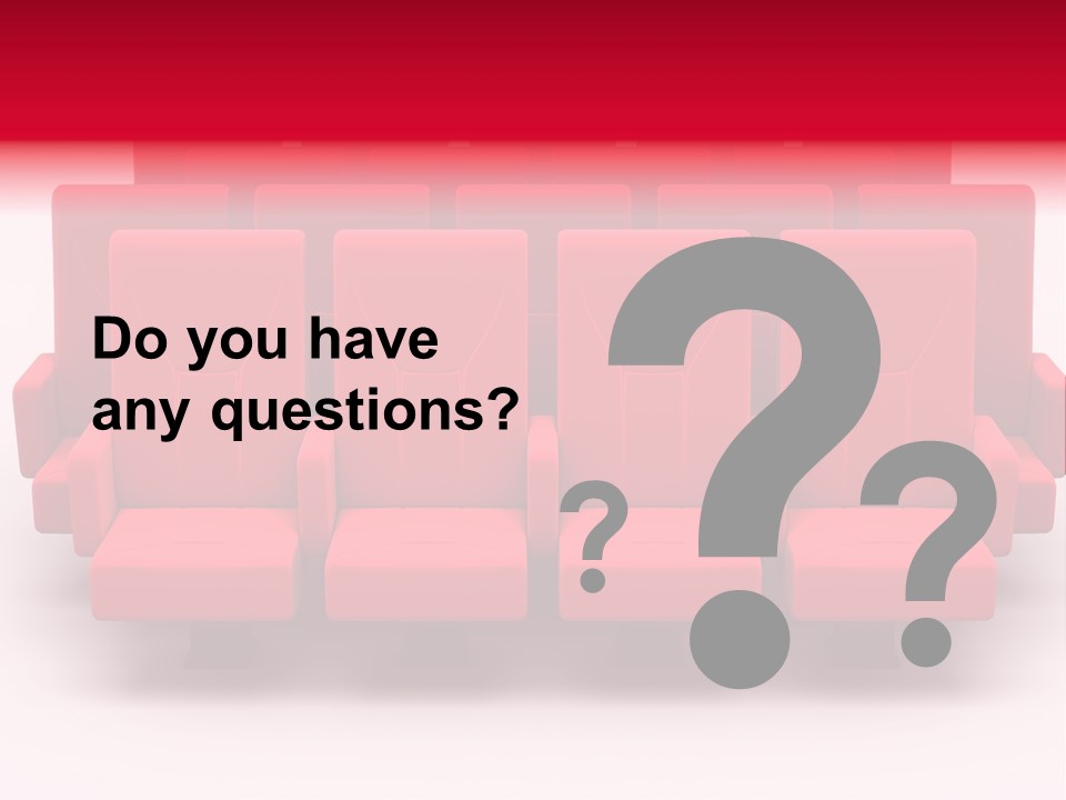 Red Conference Movie PowerPoint Template