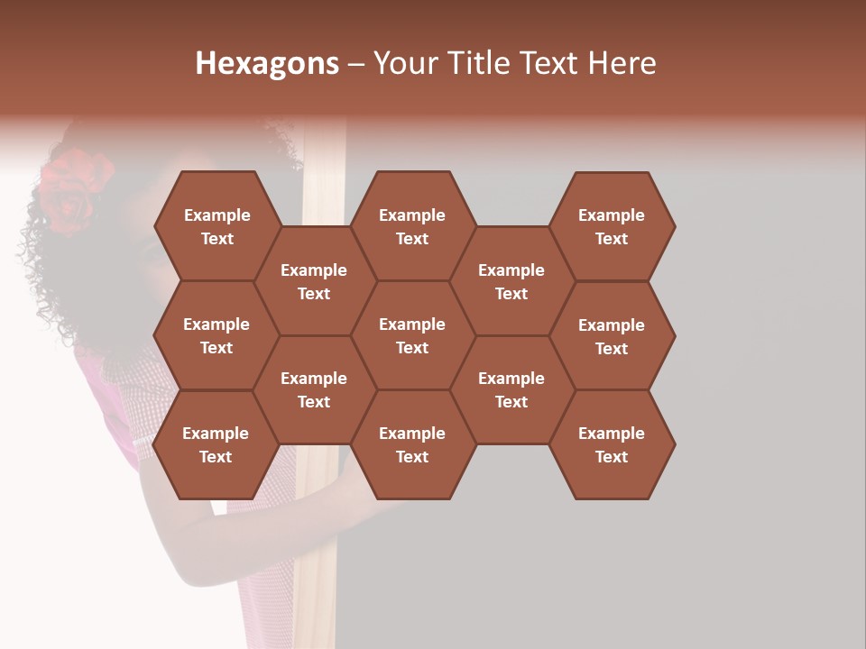 Kid Pointing Background PowerPoint Template