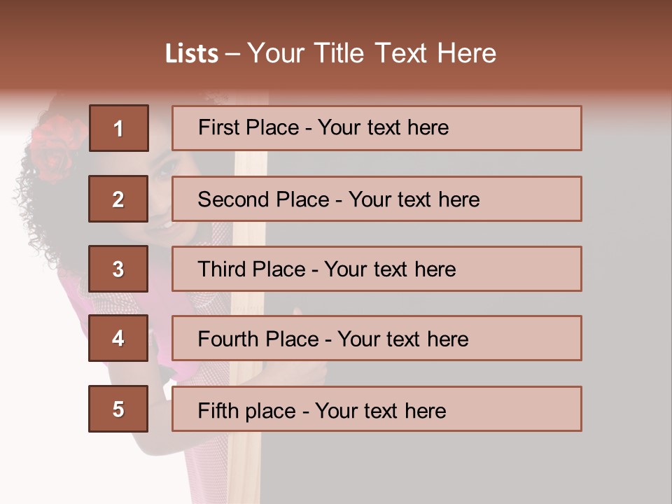 Kid Pointing Background PowerPoint Template
