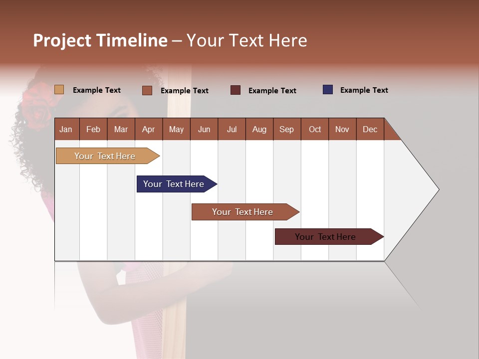 Kid Pointing Background PowerPoint Template