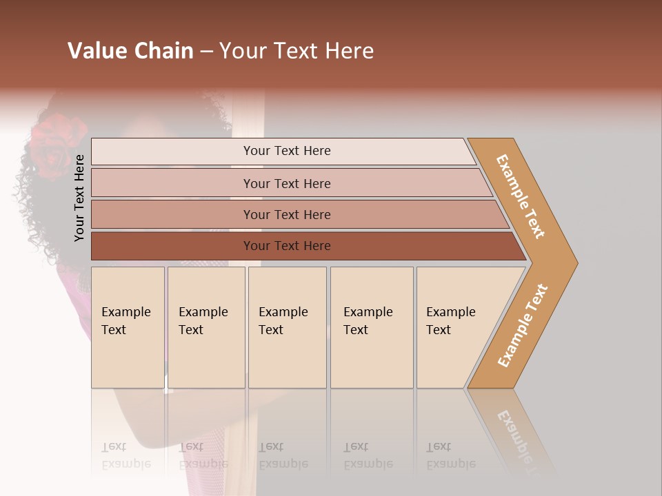 Kid Pointing Background PowerPoint Template