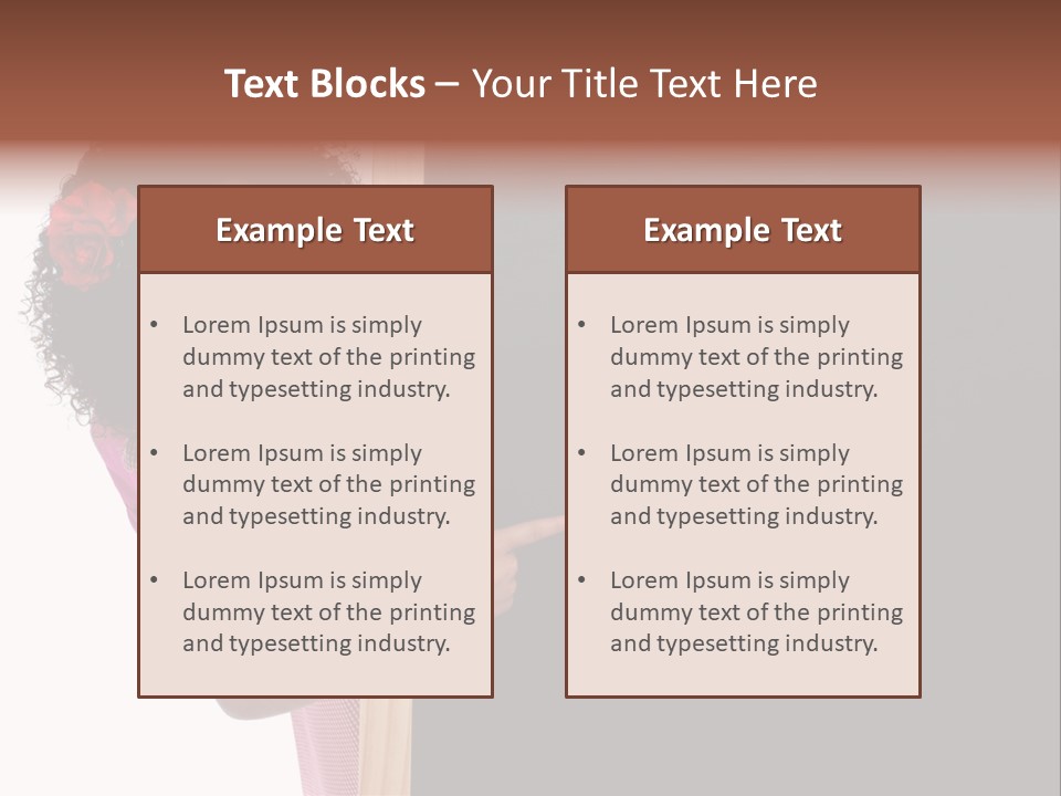 Kid Pointing Background PowerPoint Template