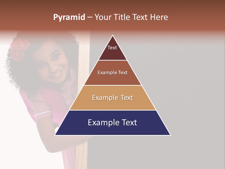 Kid Pointing Background PowerPoint Template