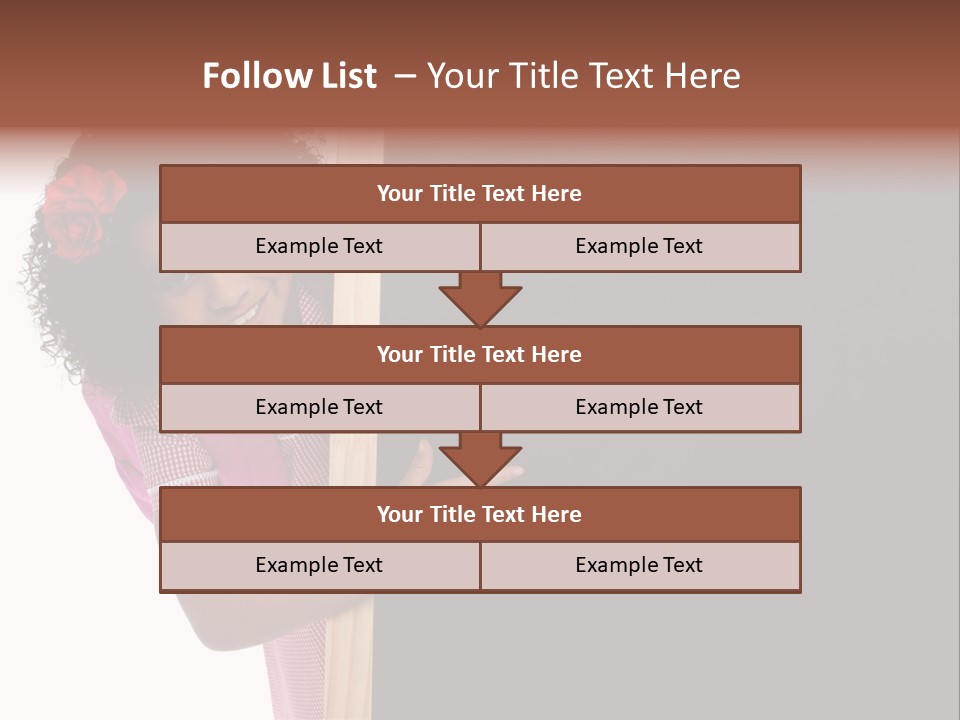 Kid Pointing Background PowerPoint Template