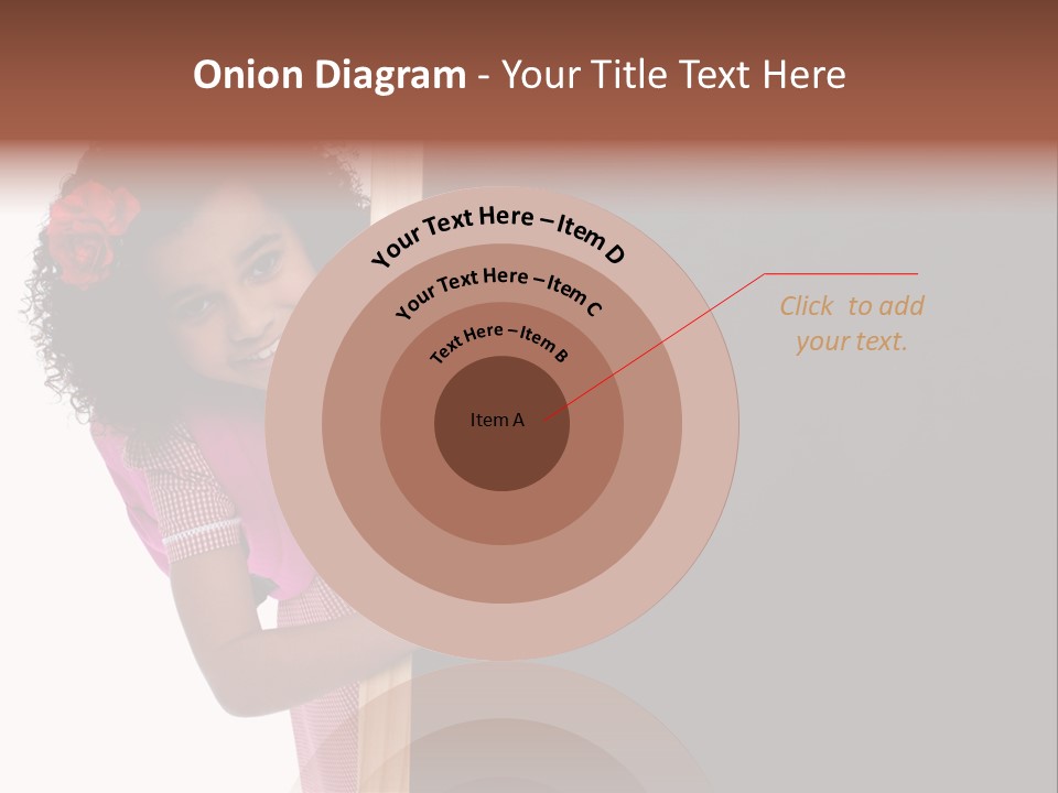 Kid Pointing Background PowerPoint Template