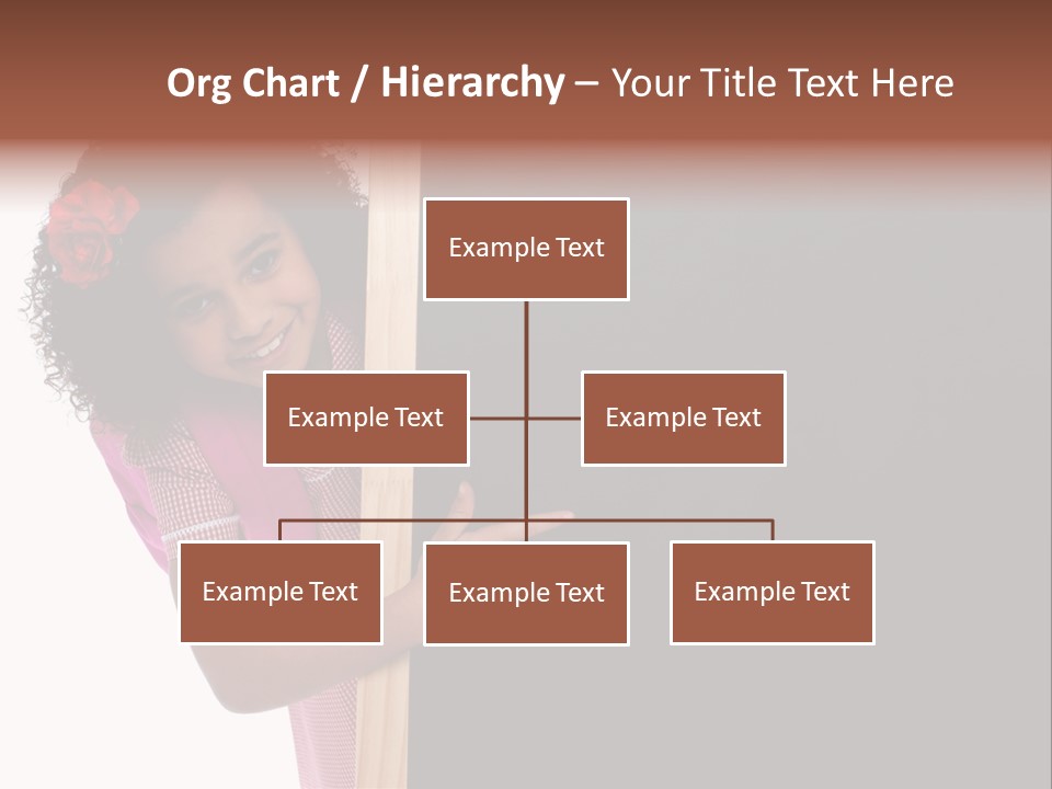 Kid Pointing Background PowerPoint Template