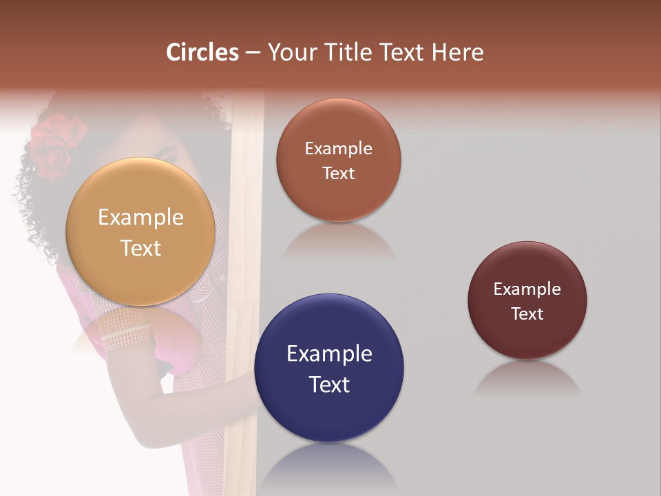 Kid Pointing Background PowerPoint Template