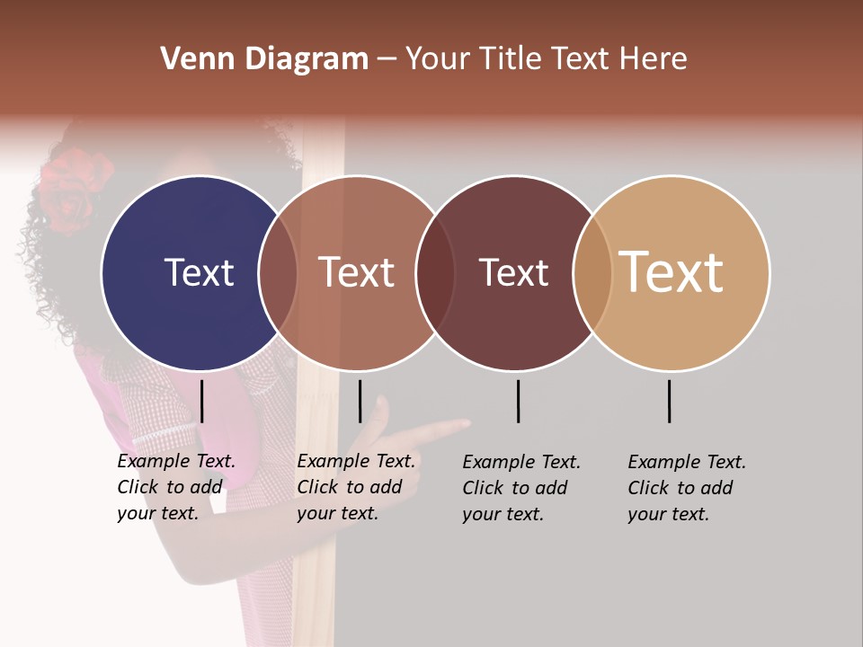 Kid Pointing Background PowerPoint Template