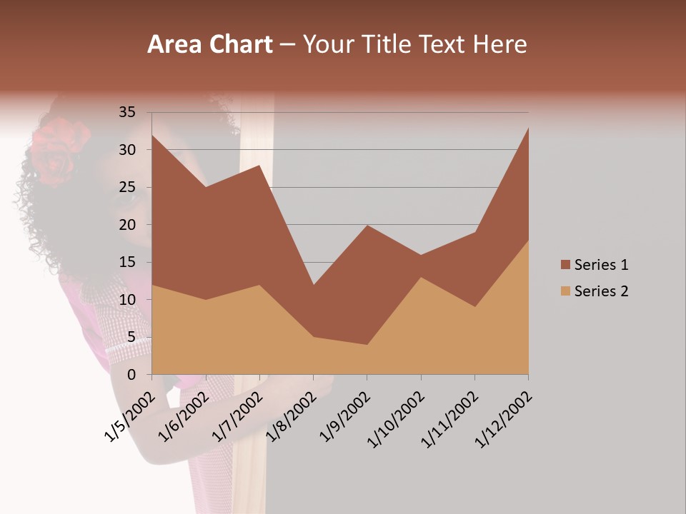 Kid Pointing Background PowerPoint Template