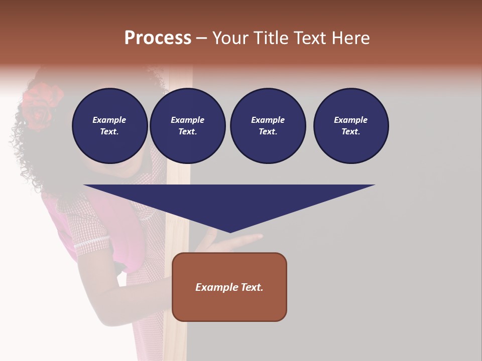 Kid Pointing Background PowerPoint Template