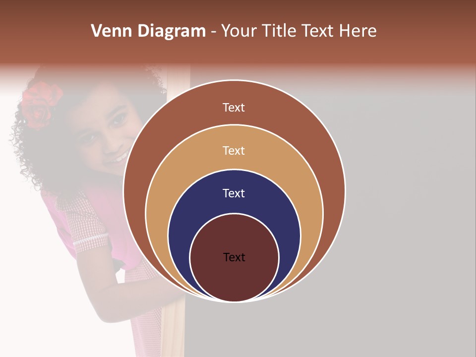 Kid Pointing Background PowerPoint Template