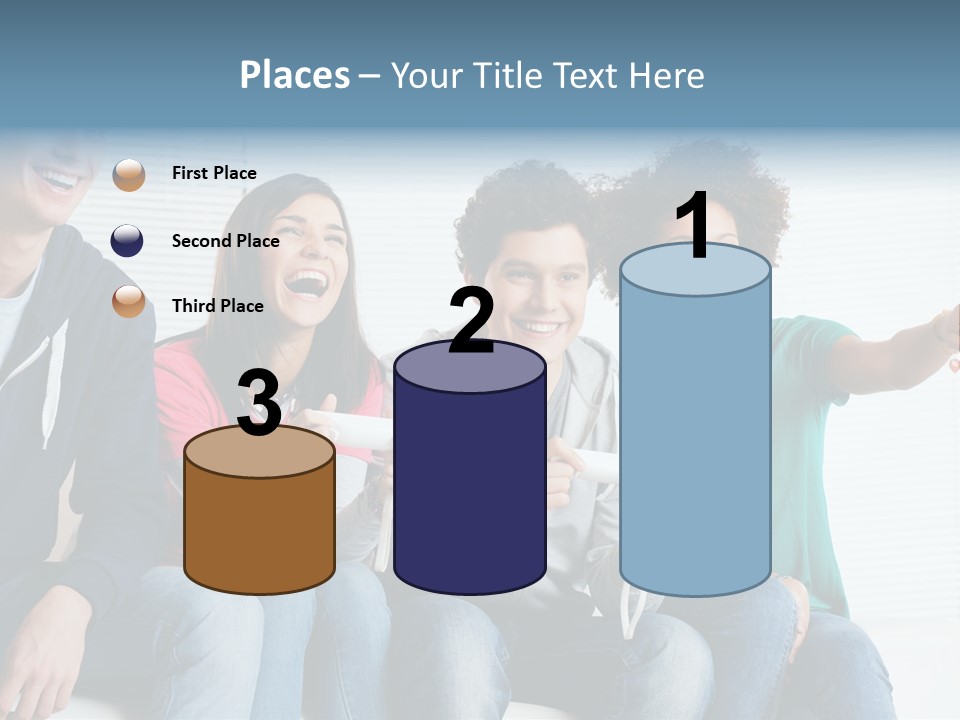 Lifestyle Sofa Party PowerPoint Template