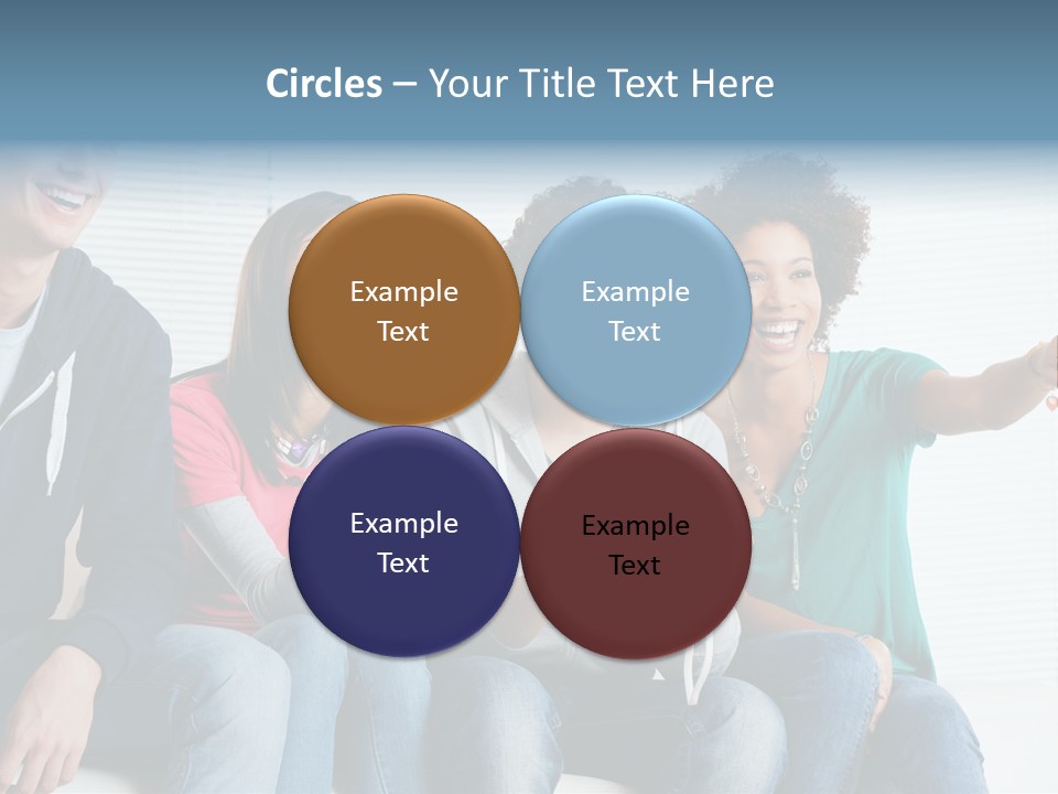 Lifestyle Sofa Party PowerPoint Template