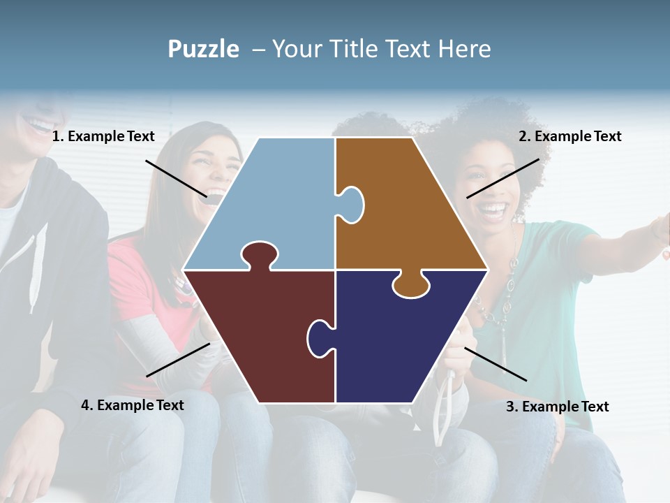 Lifestyle Sofa Party PowerPoint Template