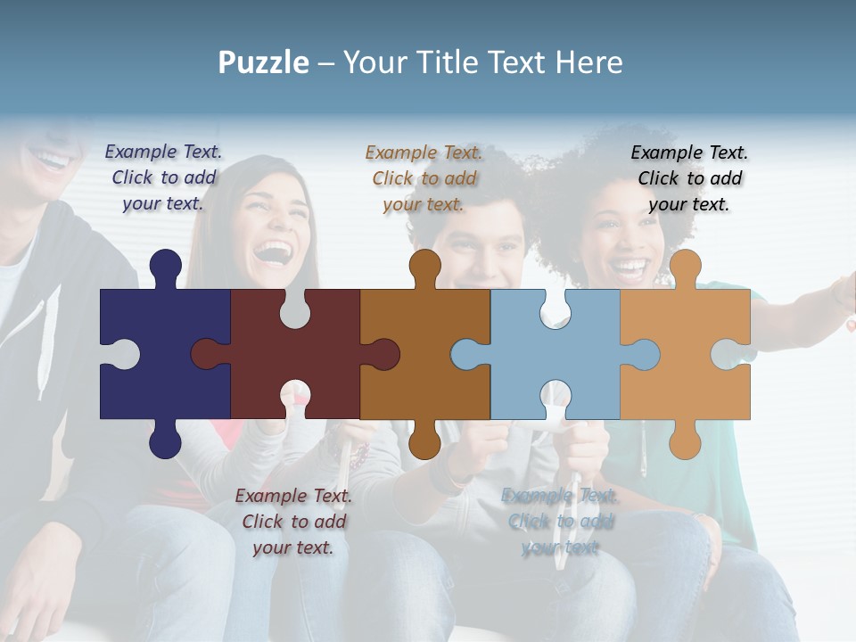 Lifestyle Sofa Party PowerPoint Template