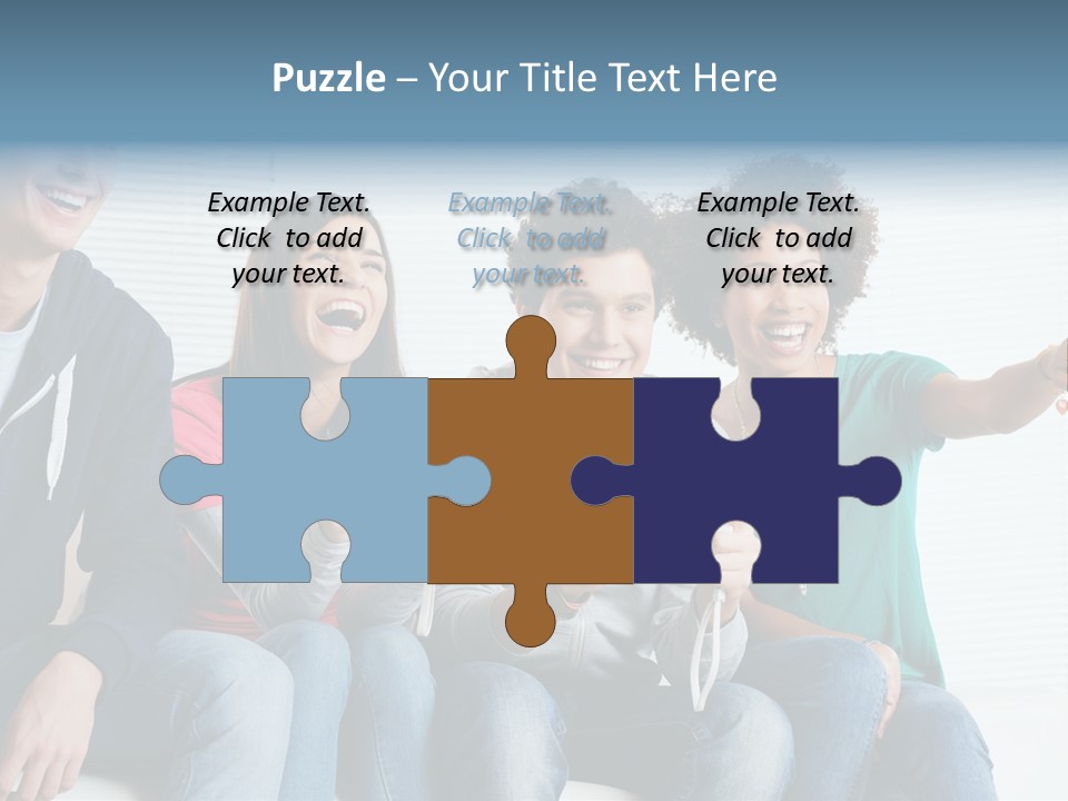 Lifestyle Sofa Party PowerPoint Template