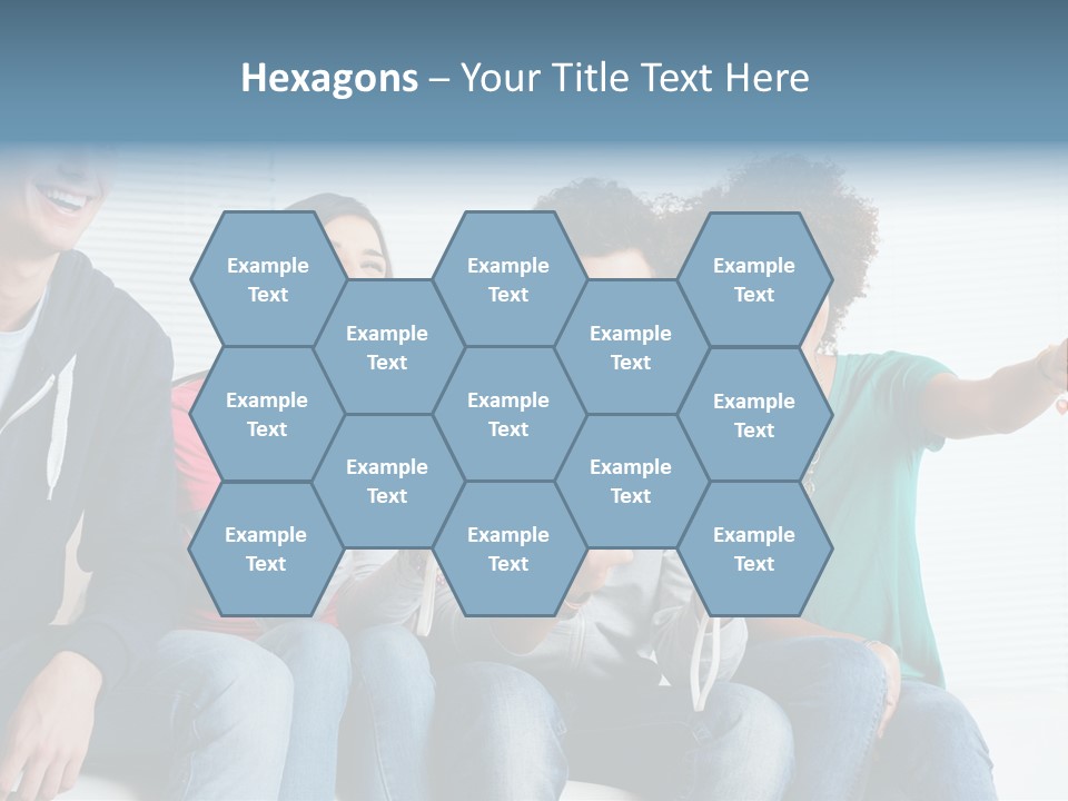 Lifestyle Sofa Party PowerPoint Template