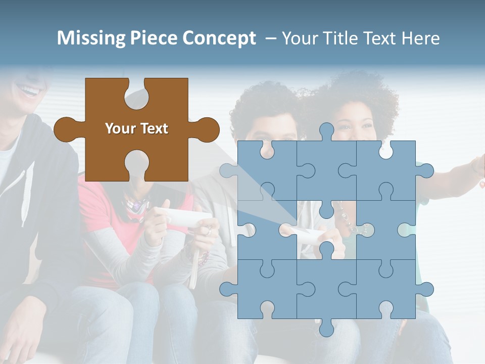 Lifestyle Sofa Party PowerPoint Template