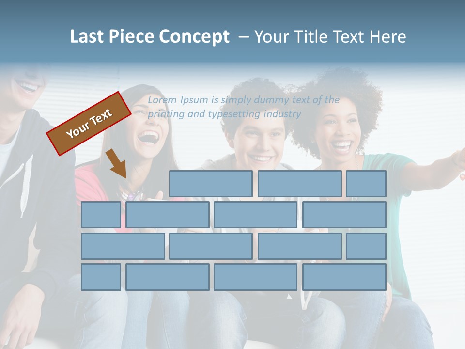 Lifestyle Sofa Party PowerPoint Template