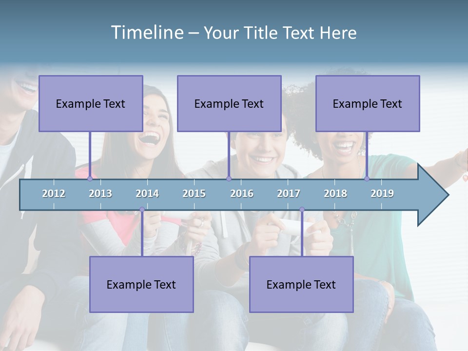 Lifestyle Sofa Party PowerPoint Template