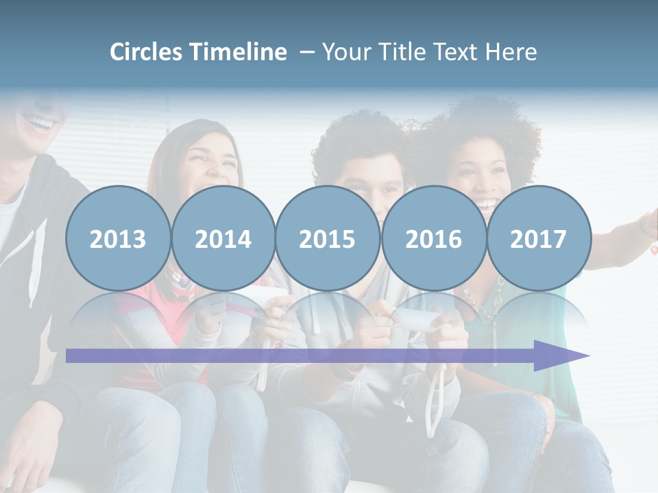 Lifestyle Sofa Party PowerPoint Template