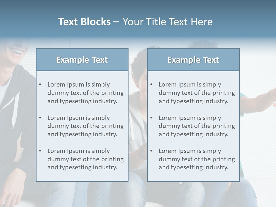 Lifestyle Sofa Party PowerPoint Template