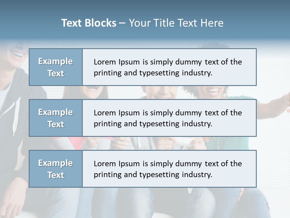 Lifestyle Sofa Party PowerPoint Template