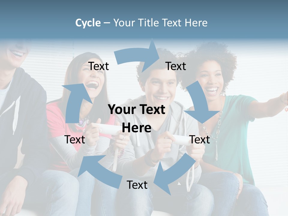 Lifestyle Sofa Party PowerPoint Template