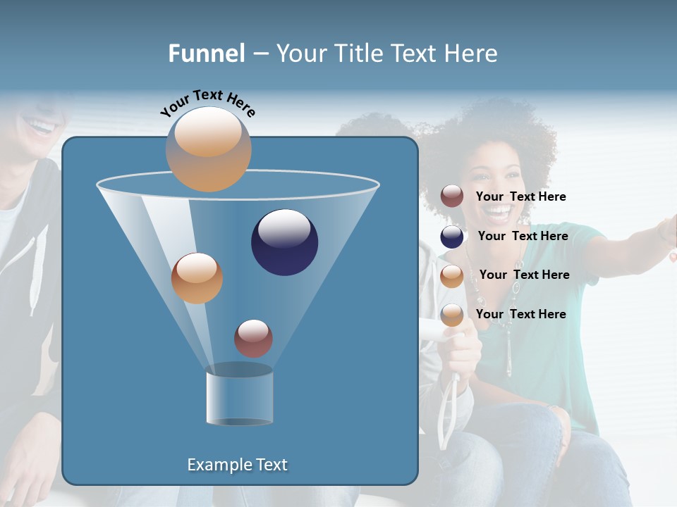 Lifestyle Sofa Party PowerPoint Template