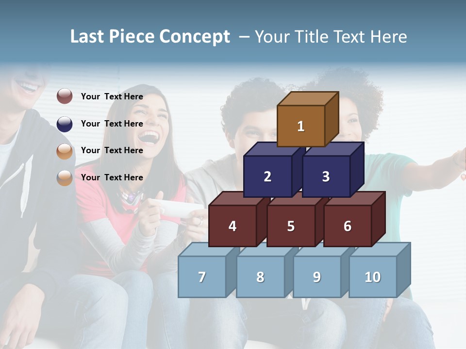 Lifestyle Sofa Party PowerPoint Template