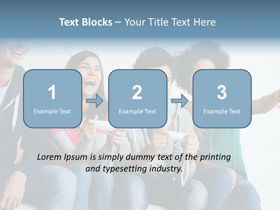 Lifestyle Sofa Party PowerPoint Template