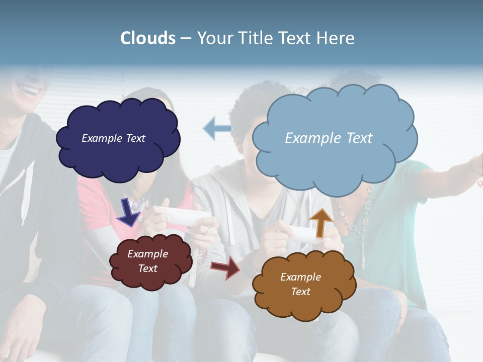 Lifestyle Sofa Party PowerPoint Template