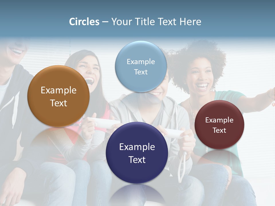 Lifestyle Sofa Party PowerPoint Template