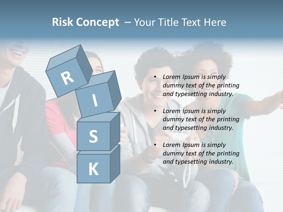 Lifestyle Sofa Party PowerPoint Template