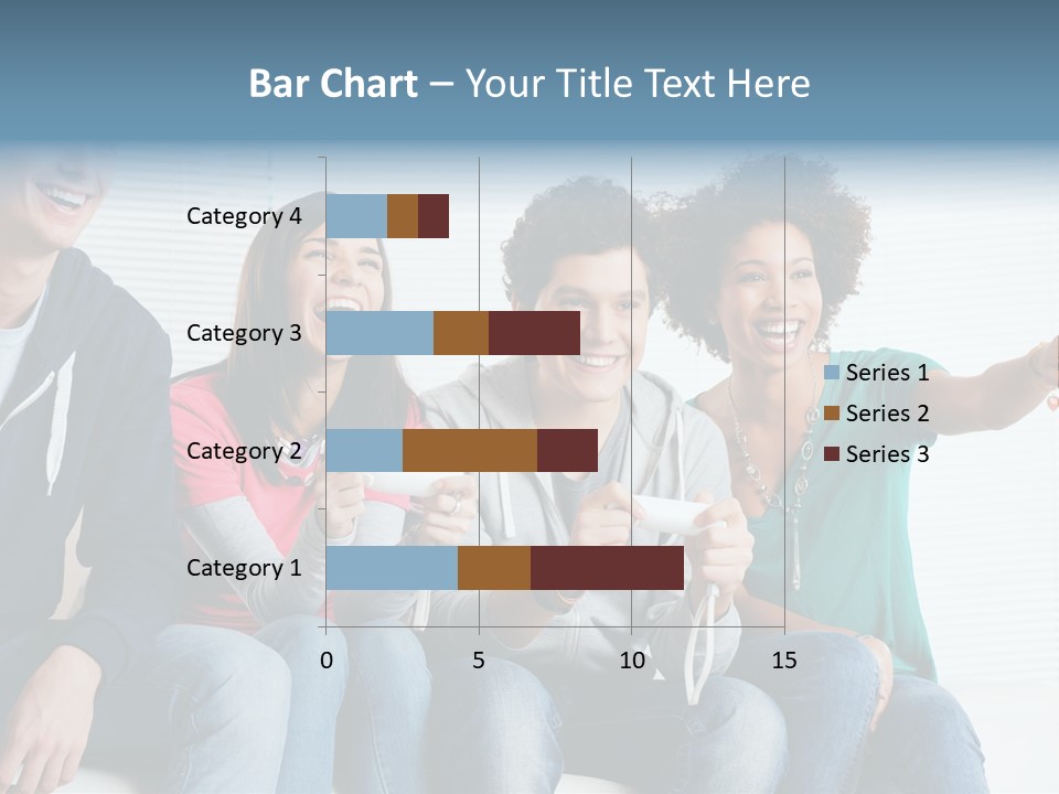 Lifestyle Sofa Party PowerPoint Template