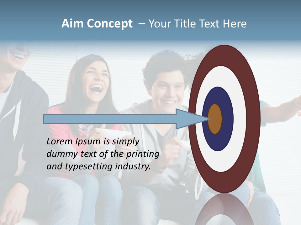 Lifestyle Sofa Party PowerPoint Template