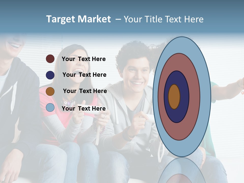 Lifestyle Sofa Party PowerPoint Template