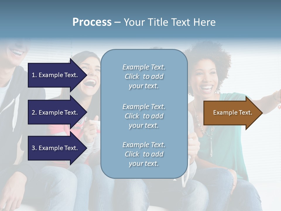 Lifestyle Sofa Party PowerPoint Template