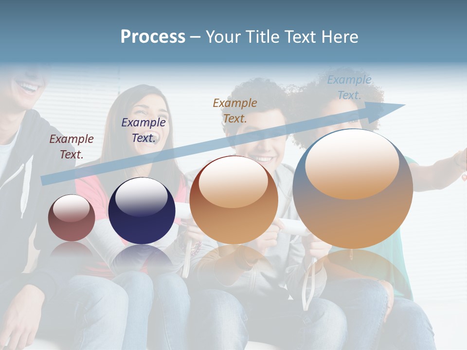 Lifestyle Sofa Party PowerPoint Template