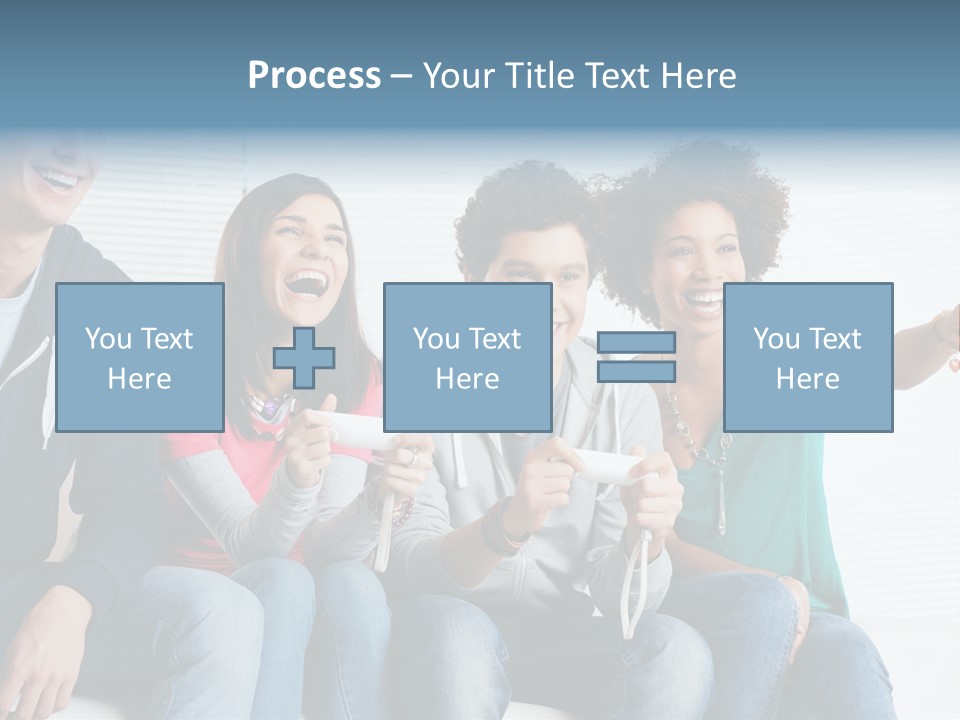 Lifestyle Sofa Party PowerPoint Template