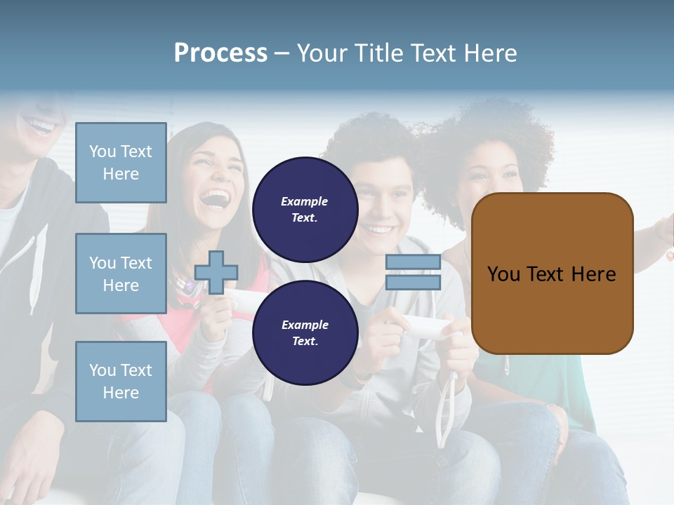 Lifestyle Sofa Party PowerPoint Template