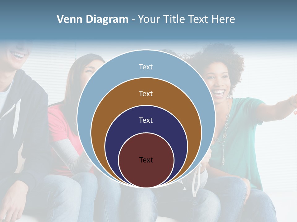 Lifestyle Sofa Party PowerPoint Template
