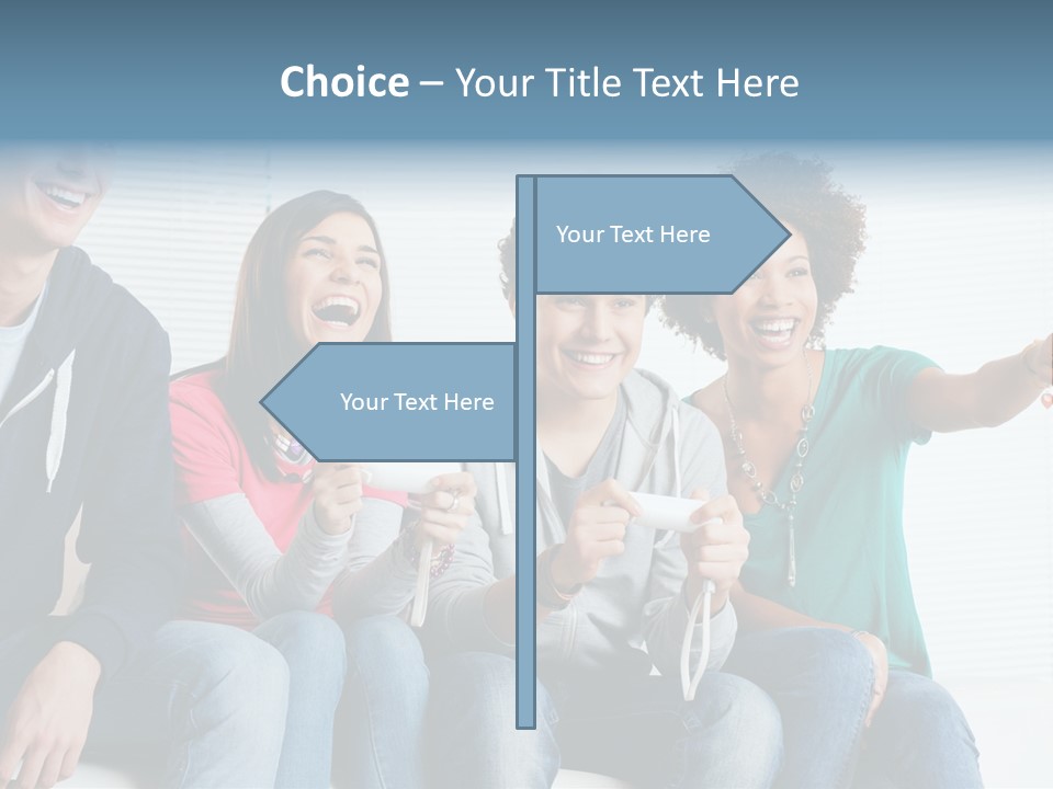 Lifestyle Sofa Party PowerPoint Template