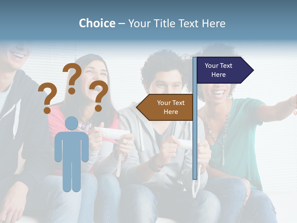 Lifestyle Sofa Party PowerPoint Template