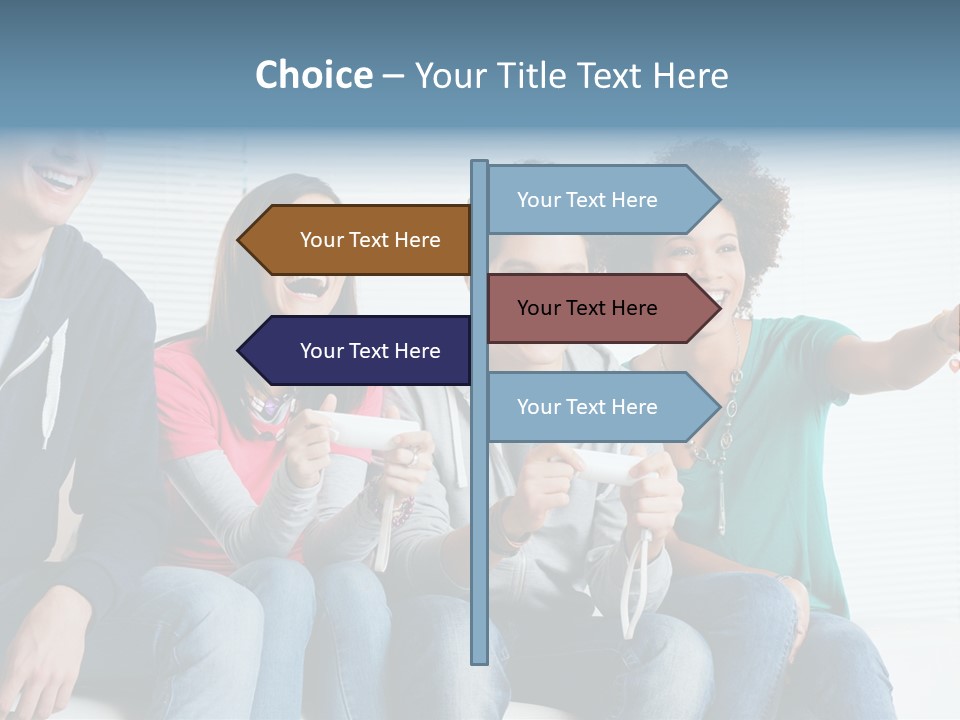 Lifestyle Sofa Party PowerPoint Template