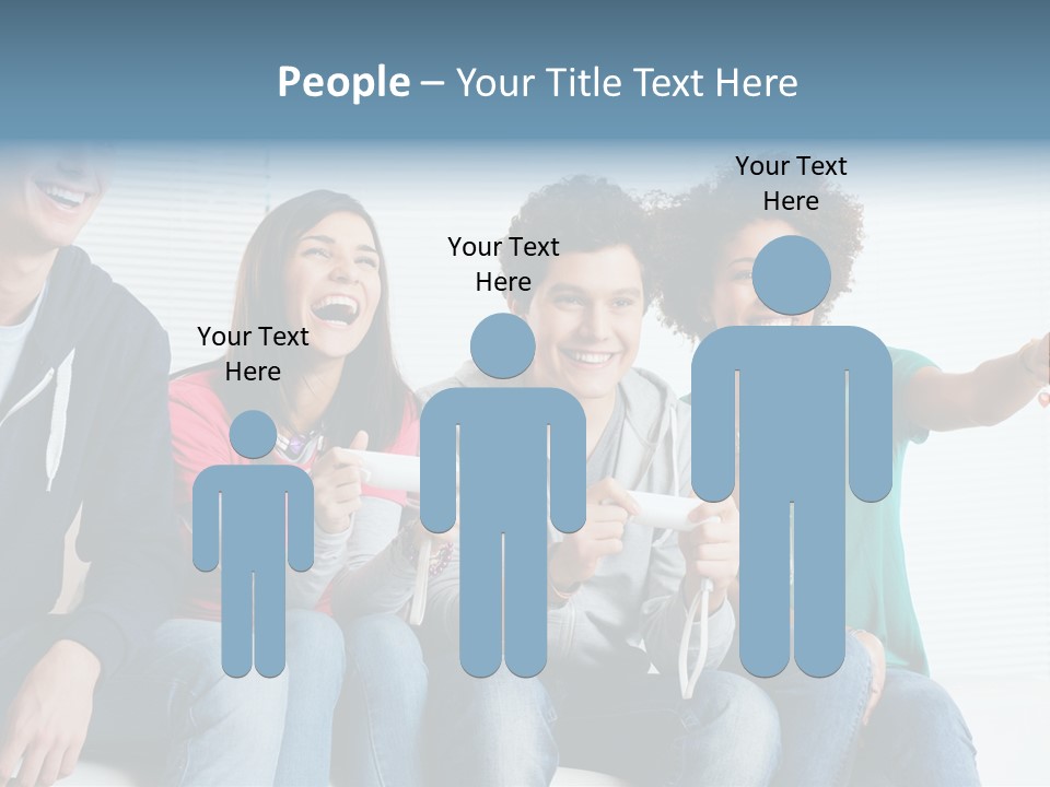 Lifestyle Sofa Party PowerPoint Template