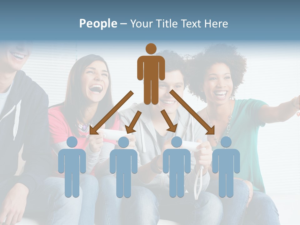 Lifestyle Sofa Party PowerPoint Template